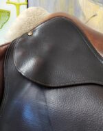 17.5” Bruno Delgrange Partition Jump Saddle - Image 3