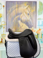 17.5” NSC Rhomeo Monoflap Dressage Saddle - Image 2