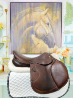 17.5” Full Calf KenTaur Naxos Jump Saddle - Image 2