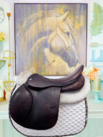 18”  Full Calf KenTaur Naxos Jump Saddle