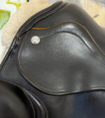 17.5” Zaldi Platinum Dressage Saddle - Image 3