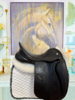17.5” Zaldi Platinum Dressage Saddle - Image 2