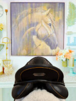 17.5” Zaldi Platinum Dressage Saddle - Image 6