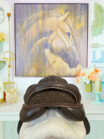 17.5” Wide Lovas Liberty Monoflap Dressage Saddle - Image 6