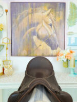 17.5” Wide Lovas Liberty Monoflap Dressage Saddle - Image 5