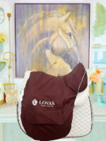 17.5” Wide Lovas Liberty Monoflap Dressage Saddle - Image 10
