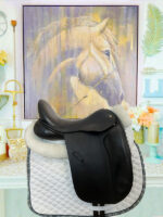 17.5” Black Country Eloquence Dressage Saddle - Image 2