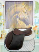 17.5” Bruno Delgrange Partition Jump Saddle
