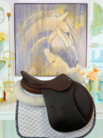 17.5” Bruno Delgrange Partition Jump Saddle - Image 2