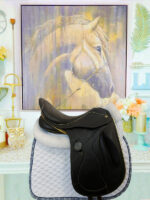 18.5” Zaldi Mot Dressage Saddle - Image 2