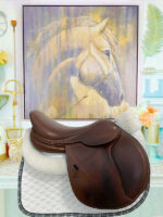 17.5” Superior Saddlery Custom Jump Saddle - Image 2