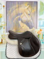 17” Bates Elevation Luxe Jump Saddle - Image 2