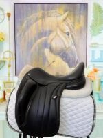 17.5” Equipe Viktoria Monoflap Dressage Saddle