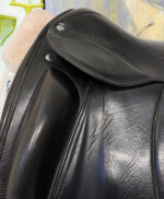 17.5” Frank Baines Unión Lux Monoflap Dressage Saddle - Image 3