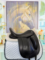 17.5” Frank Baines Unión Lux Monoflap Dressage Saddle - Image 2