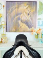 17.5” Frank Baines Elegance Dressage Saddle - Image 5