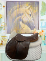 17.5” 3A Antares Contact Jump Saddle