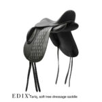 Edix Tariq Dressage Soft Tree Saddle - 17.5" - Image 5